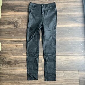 Chocolate USA Faux Leather Jeans